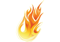 Hot Topics Flame SMALL